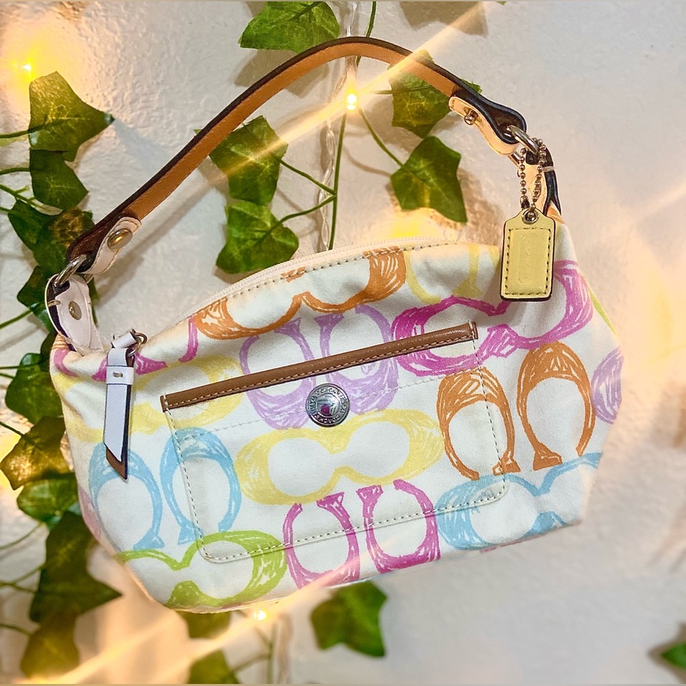 Coach multicolored purse!